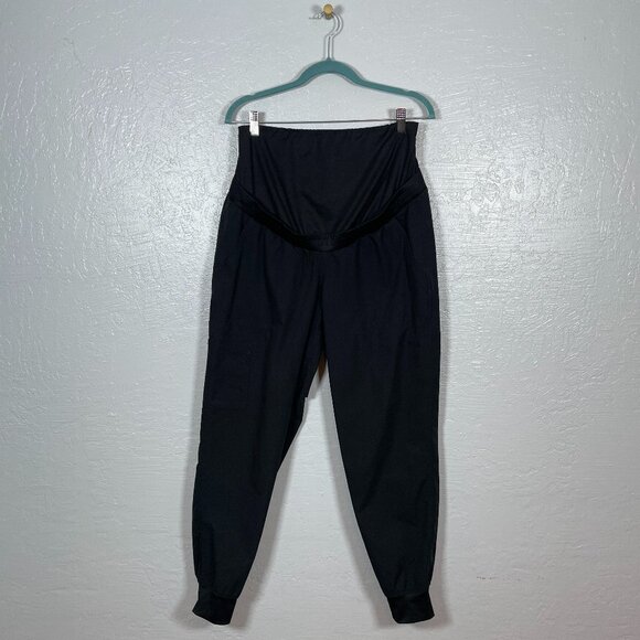 Carhartt Women Maternity M Black Force Essential Jogger Scrub Pants Pockets - Picture 1 of 7